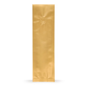 Seitenfaltenbeutel Gold mit Aromaschutzventil Base